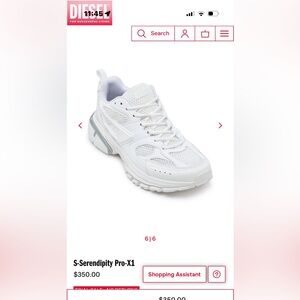 Diesel S-Serendipity Pro-X1 White Sneakers
